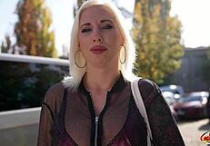 German Scout Picks Up Sweet Mery for Casting Fuck at Venus Fair 2024