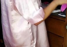 Leaked intimate video of beautiful Argentine milf teacher fingering herself in lingerie outdoors 😍