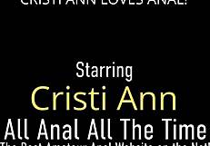 Cristi Ann Takes Anal Creampie From Big Blonde Ass.