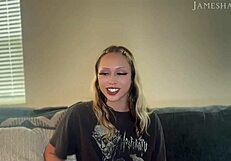 Sexy Hanah Quinn Spreading For Big Black Cock Therapy!