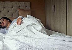 Curvy Latina Stepsister Teases Stepbrother Into Parents Bed For Taboo Sex