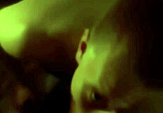 Gay guy gives quick blowjob with deepthroat on big hairy cock