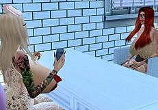 Horny Nurse Bella Fucks Patient Mila In Sims 4