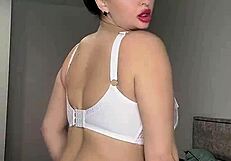 what kind of underwear would you fuck me in black or white big natural tits