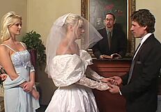 Why does Missy Monroe fuck other men right after marrying her husband in stockings?