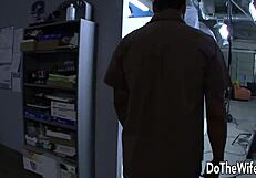 Cuckold Boldly Agrees to Watch His Wife Adrianna Rossi Get Banged Hard by a Stranger