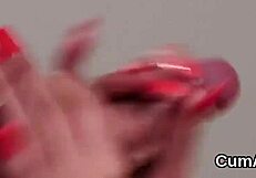 Randy hottie gets cum load on her face