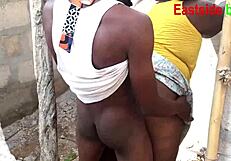 ebony chubby woman insists on getting fucked under the tank stand