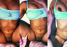 i'm obsessed with my shy latina roommate's tight petite body