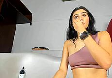 rich mommy gives me blowjobs and face fucks home alone