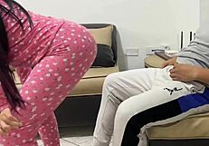 Stepdaughter Twerks On Father-In-Law's Dick