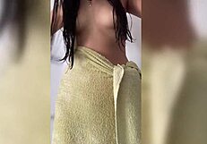 oh wow, my curvy latina colleague over 18 got all wet after bathing in her room, so i bent her over for some doggystyle anal fucking and riding until she orgasmed