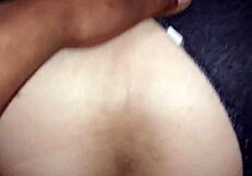 i love my step-sister's fat curvy ass in leggings, bent over for homemade cowgirl pov with monster cock