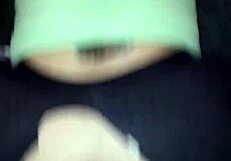 i love my step-sister's fat curvy ass in leggings, bent over for homemade cowgirl pov with monster cock