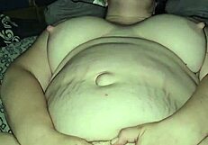 milf plays with her soft and cums in maledom