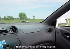 Young girl pays for trip with sex, including blowjob and doggystyle