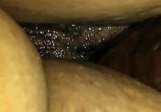 Redbone's Juicy Wet Pussy Makes Loud Sloshing Sounds During Intense Creampie Action