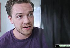 Small Tits Teen Footjobs Her Stepcousin!