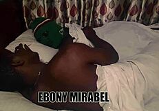 Hot Ebony Feels Horny In The Night But Doesn't Know How To Handle Big Ass Blowjob