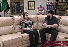 Neighbor's First Gyno Experience With Mara Luv, Tickling And Pierced Nipples Close Up