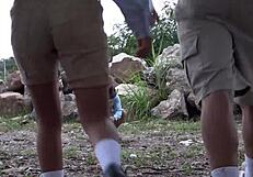 on a camping trip, i explore emma anturin's vagina