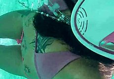 Time to Philosophize and Show Biggest Toy in Pool Softcore Fun