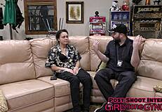 Neighbor's First Gyno Experience With Mara Luv, Tickling And Pierced Nipples Close Up