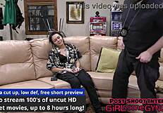 Neighbor's First Gyno Experience With Mara Luv, Tickling And Pierced Nipples Close Up
