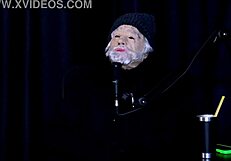 Hot Brunette Does Striptease Showing Beautiful Big Tits After Saying She Dislikes Exposure and Being with Famous People - Tifany Rocha Swing Cast on Sheer Red