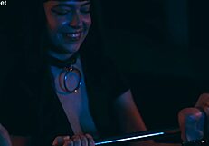 there's no escape from the mistress of tickling in this femdom scene