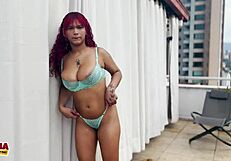 Scarlette Flame Big Boob 18 Year Old Latina Slut Takes Fat Creampie