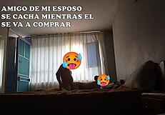 amigo sneaks into bed while my husband leaves for training we rented two beds for all of us