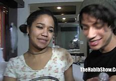 Teen Blasian Gets Fucked Hard by Hung Mexican Derek Forreal