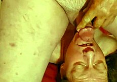 Redhead throat fucked after drinking way too much, with intense licking and face fucking.