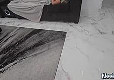 Dad's Girl Has Been Bad. She Gets PUNISHED WITH COCK in the Garage POV.