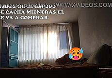 amigo sneaks into bed while my husband leaves for training we rented two beds for all of us