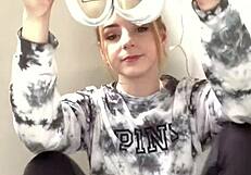 Serbian Girl Removes Sneakers And Shows Bare Feet