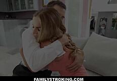 familystroking - hot blonde teen 18+ step daughter orgasms repeatedly during sex with step dad - holly lace kate dalia donnie rock