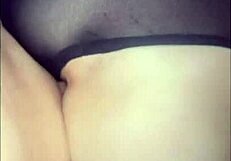 Amateur big ass ebony in lingerie gets fucked hard for the first time at home.