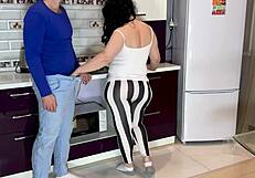 MILF pays plumber with anal and blowjob