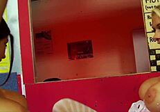 Lesbians Can't Resist Touching And Making Shaved Pussies Cum Hard!