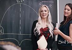 dyke teachers katrina colt kenzie taylor nathan bronson help desperate male colleague