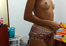 Teasing her cuckold husband