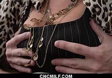 stepmom charli phoenix has a special trick up her sleeve to impress her stepsons boss - cncmilf