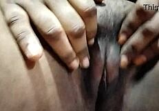 Indian Amateur Fingers Huge Natural Tits Alone