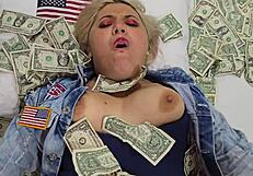 Blonde Whore Fucks For Cash, Loving Every Hard Pound And Pussy Stretch