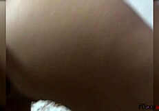 I couldn't resist fucking her latina ass doggy style on the bed