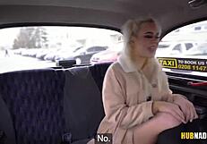 Taxi Driver Fucks Hot Blonde Gina Varney In His Car With Bent Over Cowgirl And Spreading