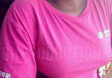 playing up skirt with african teen at park!