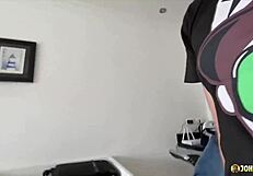 young thai milf in bodysuit begs for creampie after doggystyle blowjob